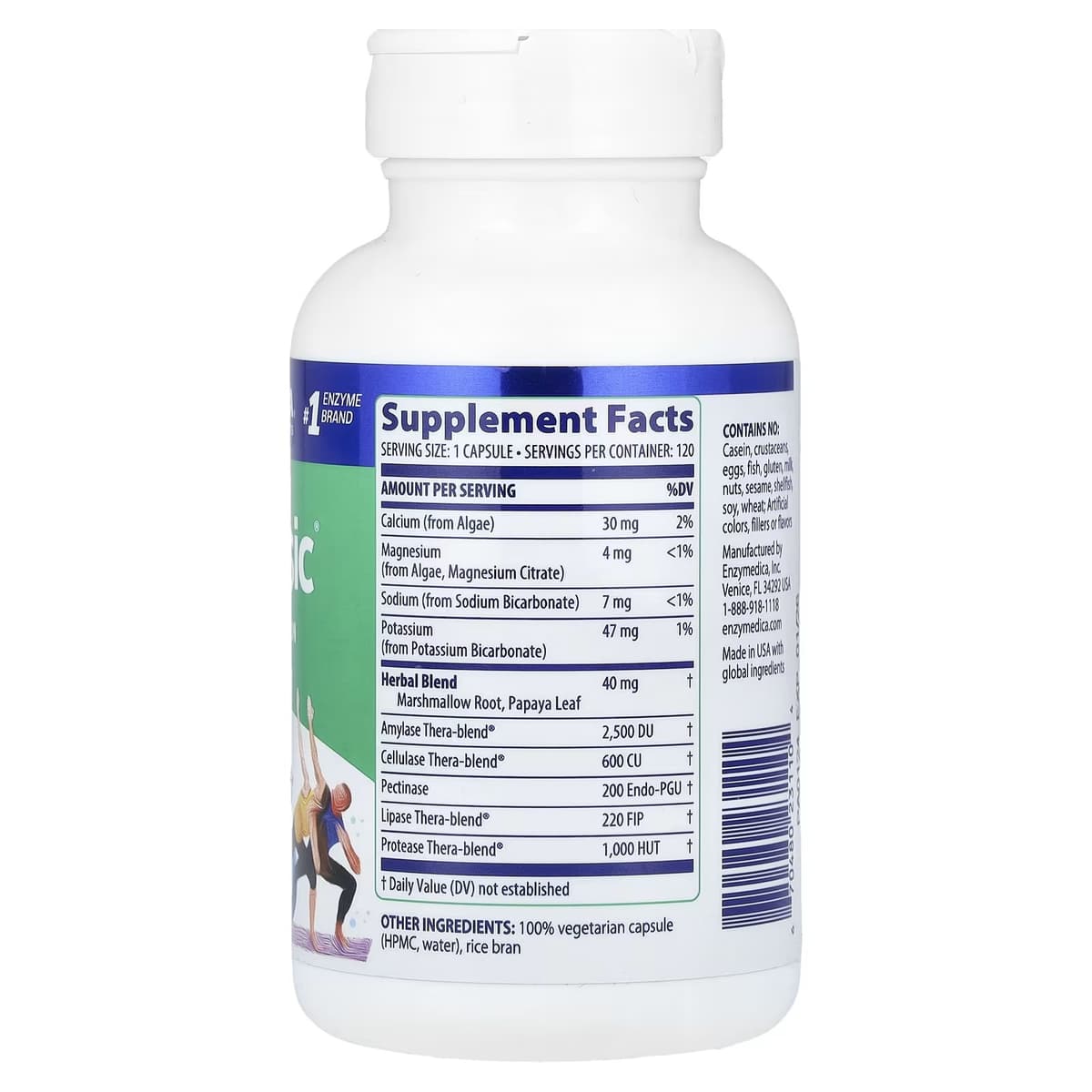 Enzymedica PH-Basic® - 120 kapsler