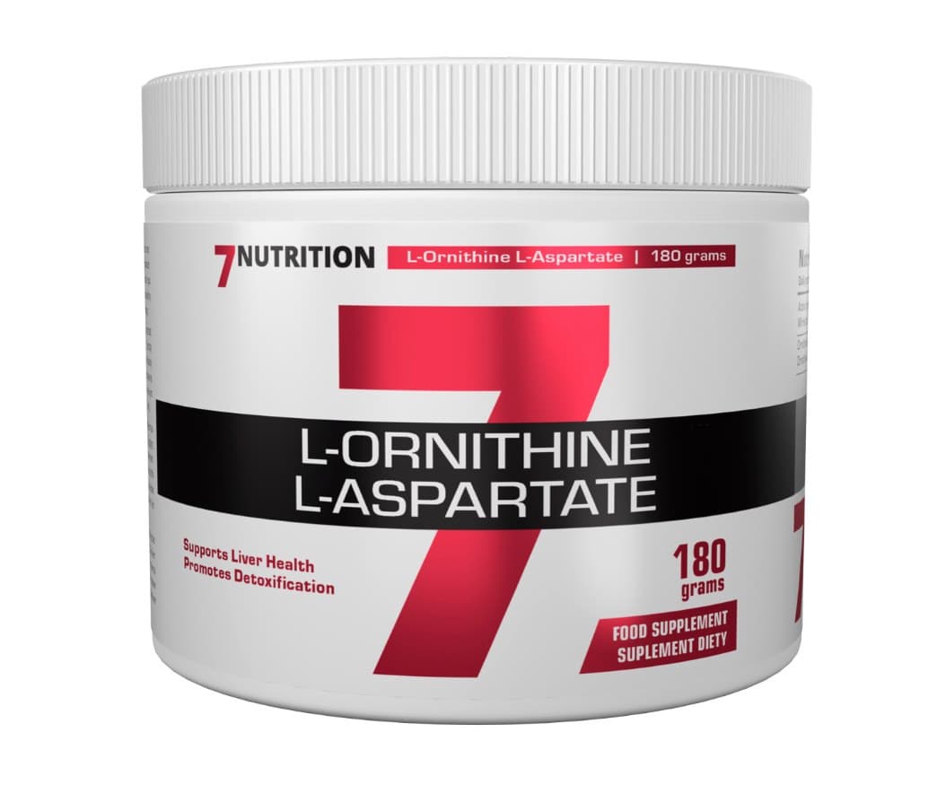 7Nutrition - L-Ornithine L-Aspartate - 180g – 7 Nutrition förpackning