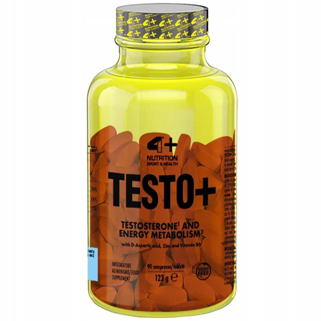 4+ Nutrition - Testo+ - 90 Tablets / 123g