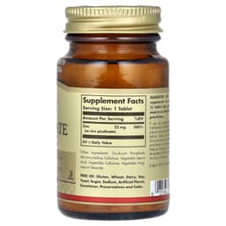 Solgar - Zinc Picolinate - 100 Tabs