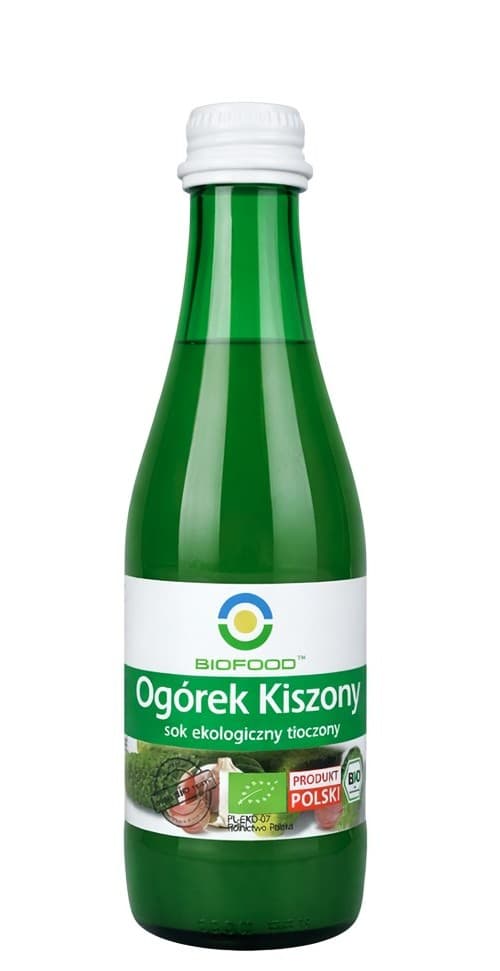 Bio Food - Organic Fermented Cucumber Juice 300ml – Bio Food förpackning