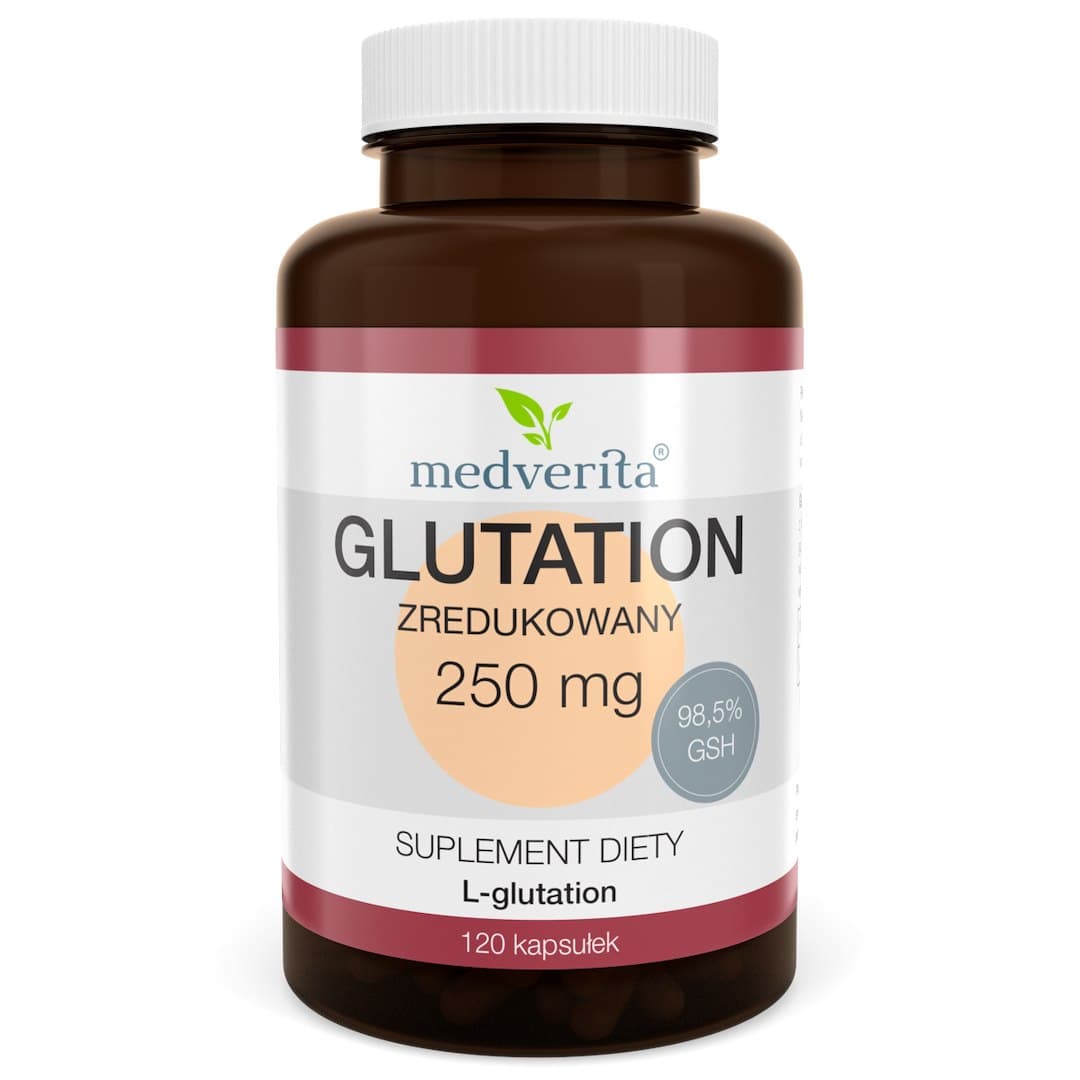 Medverita - Reduced Glutathione - 120 Caps – Medverita förpackning