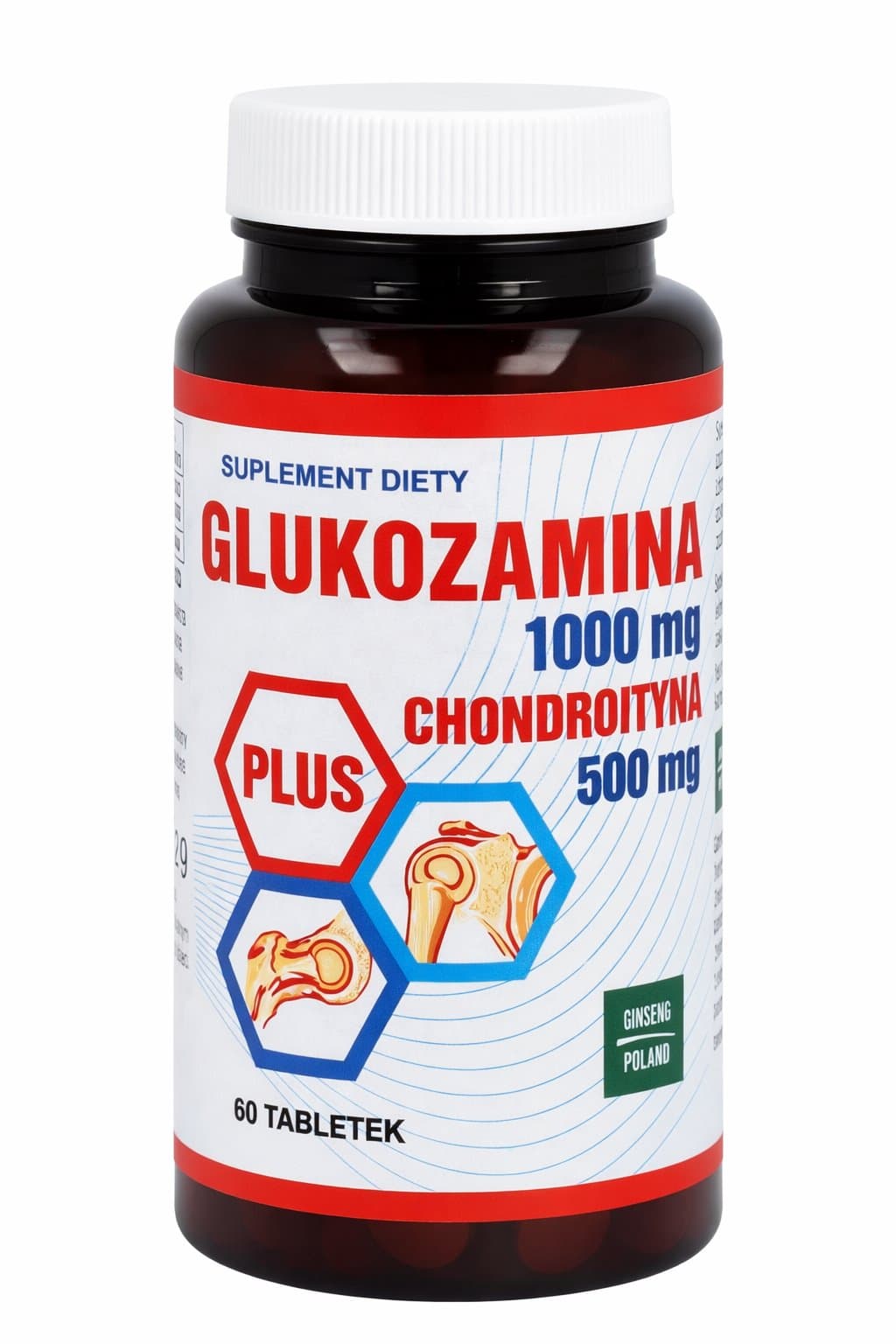 Ginseng Poland - Glucosamine Plus Chondroitin - 60 Tabs – Ginseng Poland förpackning