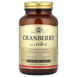Solgar - Karpalosarja Plus Ester-C - 60 kasviskapselia