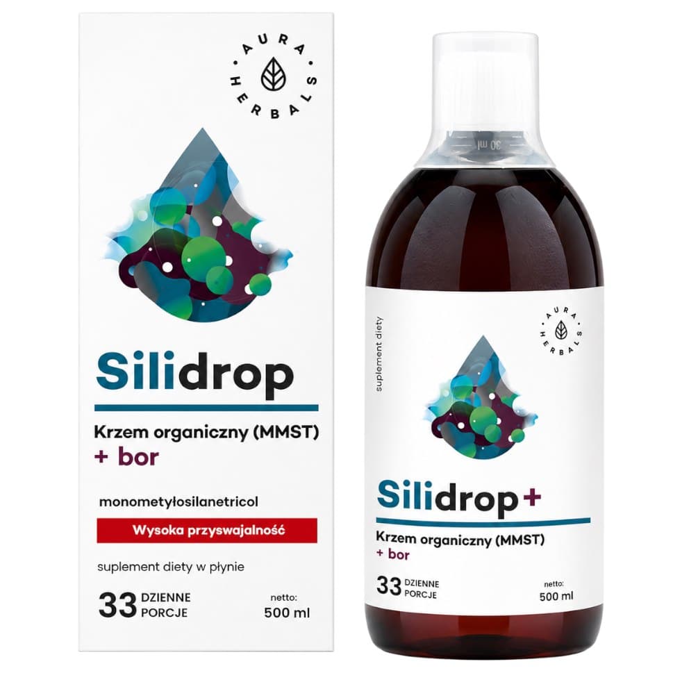 Aura Herbals - Silidrop+ Organic Silicon (Mmst) + Boron - 500ml