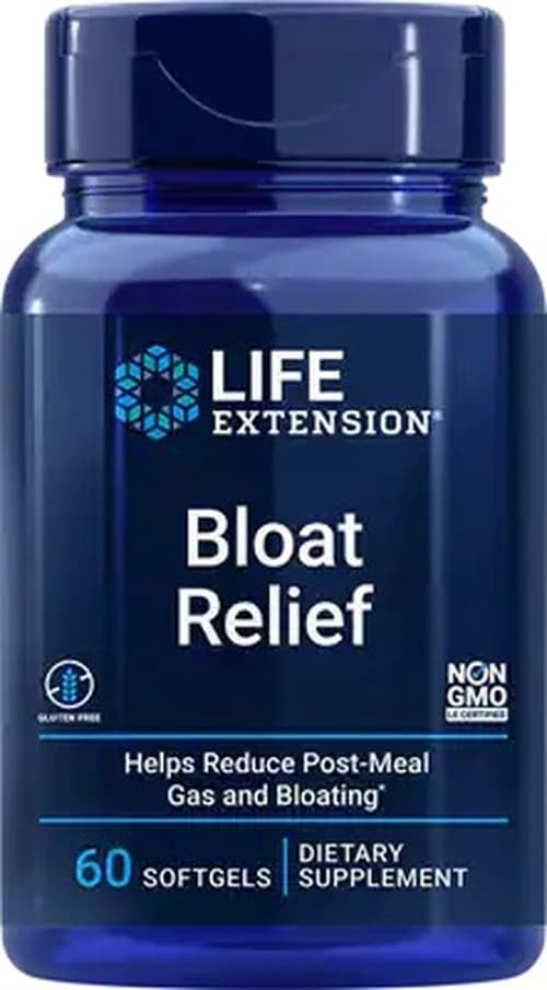 Life Extension - Bloat Relief - 60 Sgels – Life Extension förpackning