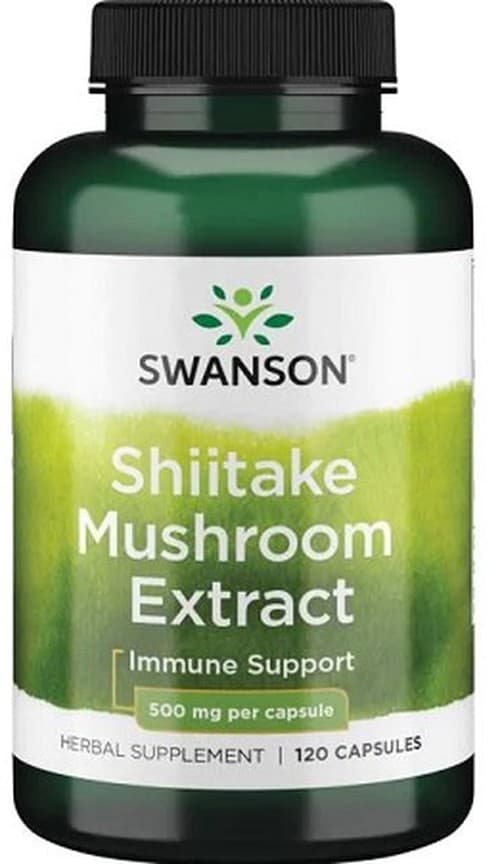 Swanson - Shiitake Mushroom Extract - 120 Caps – Swanson förpackning