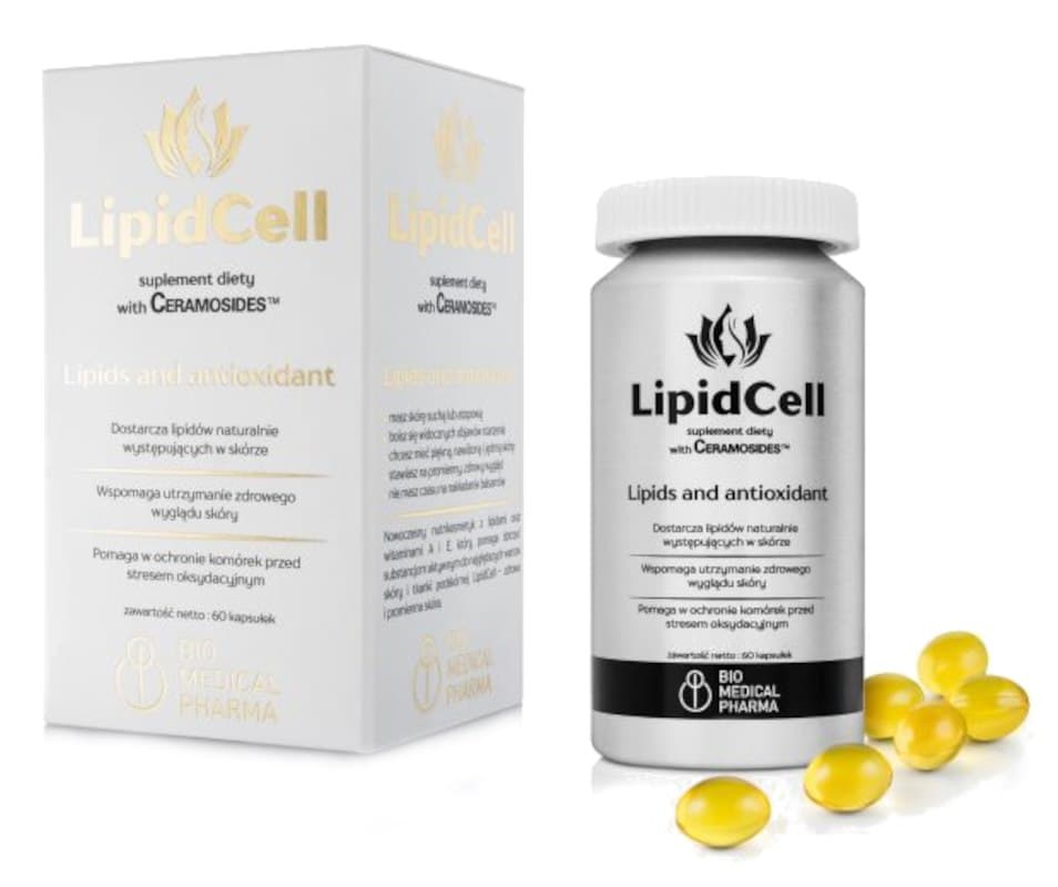 Bio Medical Pharma LipidCell kosttilskud med lipider 60 kapsler – Bio Medical Pharma packaging