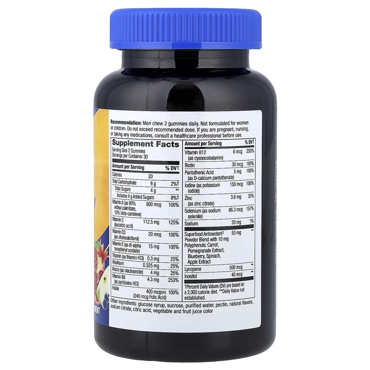Nature's Way - Mænds Gummy Multivitamin - 60 Gummier