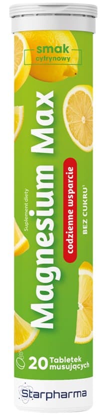 Zdrowy Lizak - Magnesium Max - 20 tablets – Zdrowy Lizak förpackning