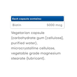 Natural Factors - Biotin - 5000mcg - 60 Caps