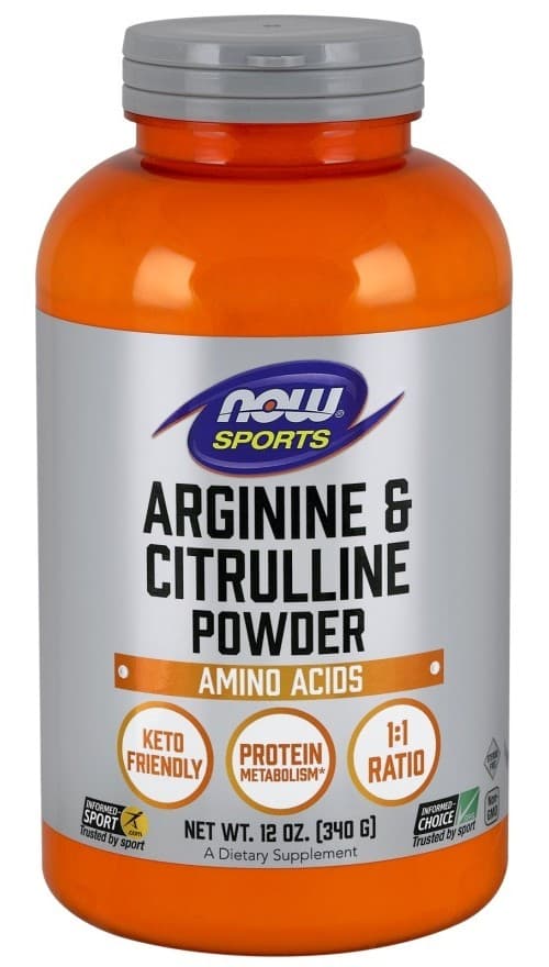 Now Foods - Arginine & Citrulline – NOW Foods förpackning