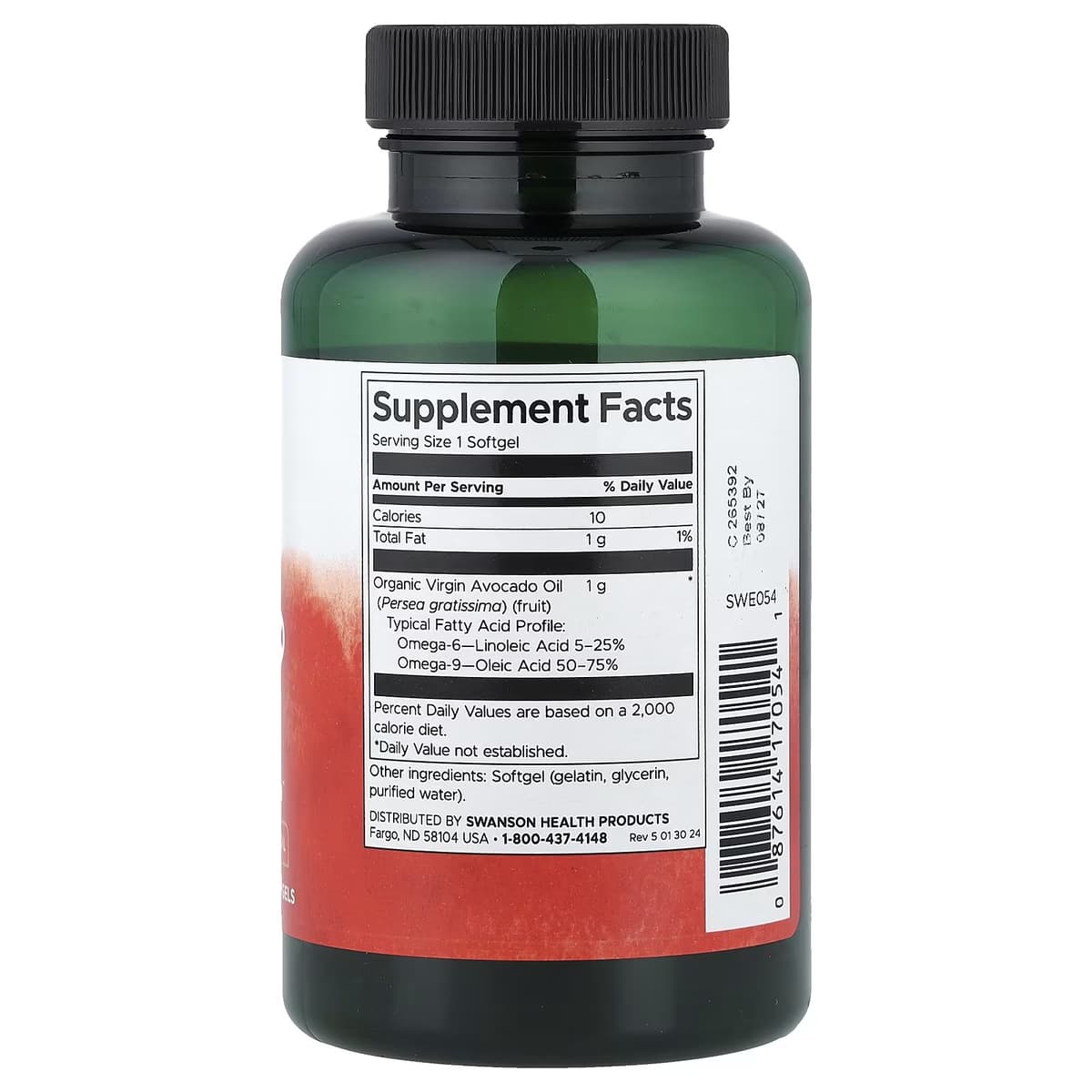 Swanson - Avocado Oil - 60 Sgels