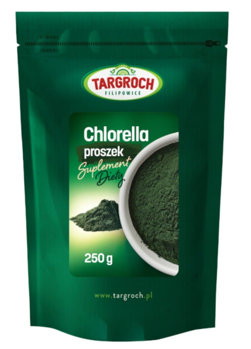 Targroch - Chlorella Powder - 250g – Targroch förpackning
