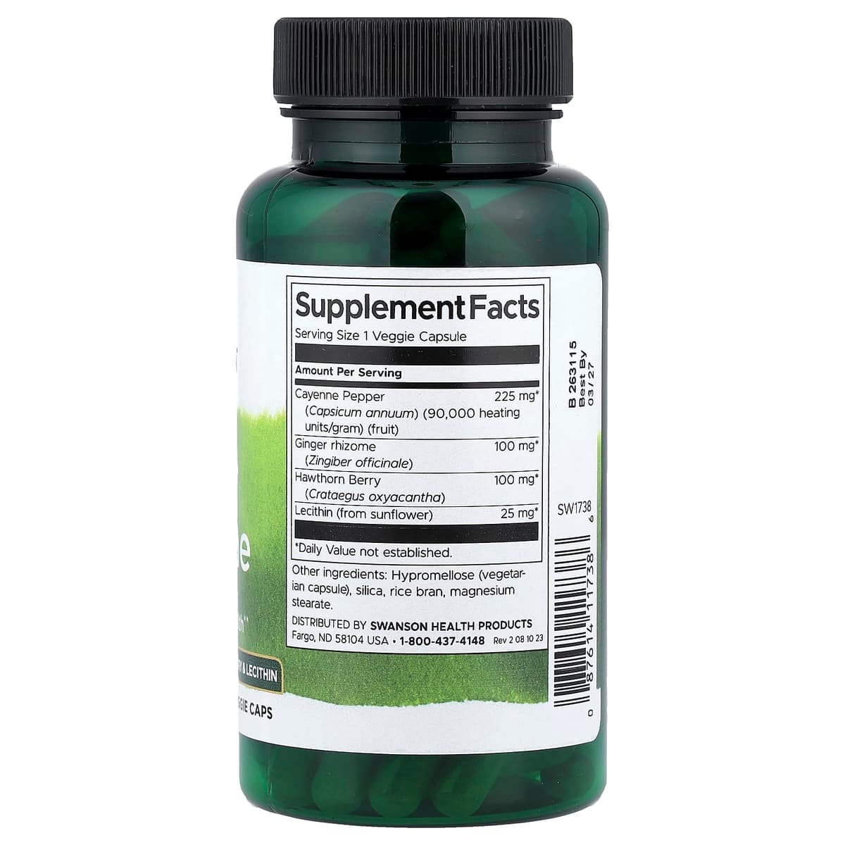 Swanson - Super Cayenne - 100 Vcaps