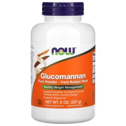 NOW Foods - Glucomannan From Konjac Root, Pure Powder - 227g