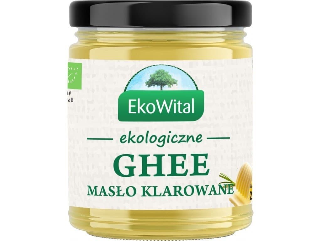 EkoWital - Ghee Clarified Butter - 250g – EkoWital förpackning