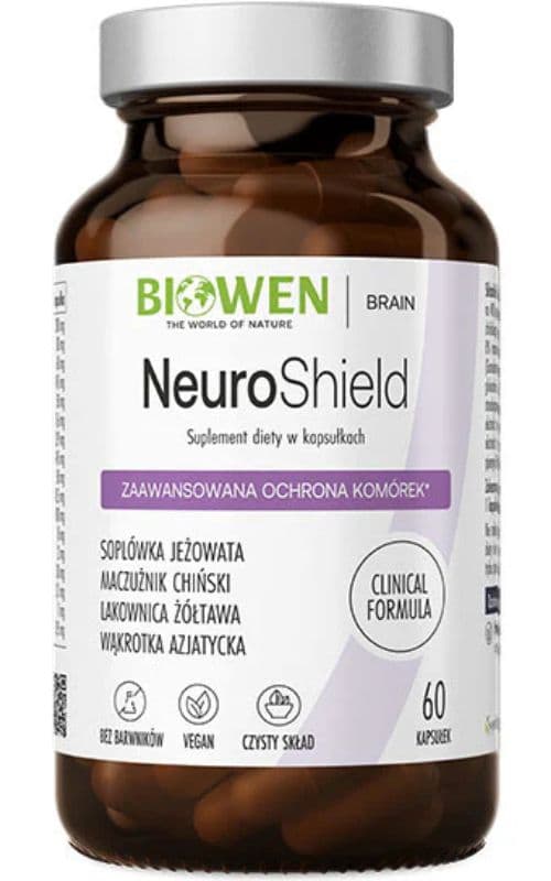 Biowen - NeuroShield - 60 Caps – Biowen förpackning