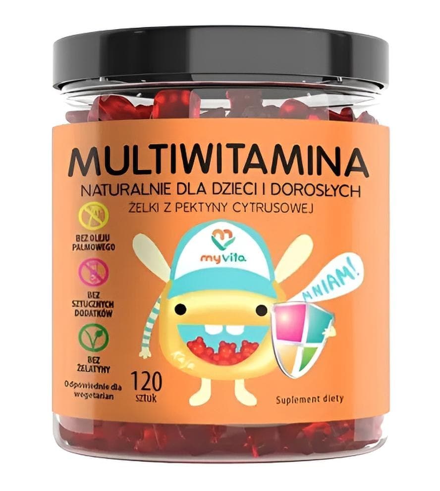 MyVita Multivitamin Gummies Natural Citrus Pectin – MyVita förpackning