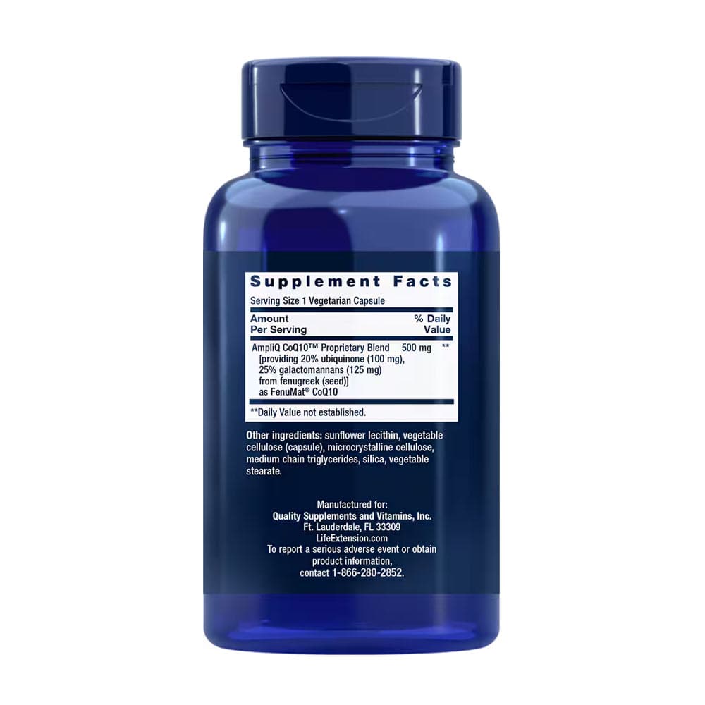 Life Extension Ampliq CoQ10 100 mg - 60 kapselia
