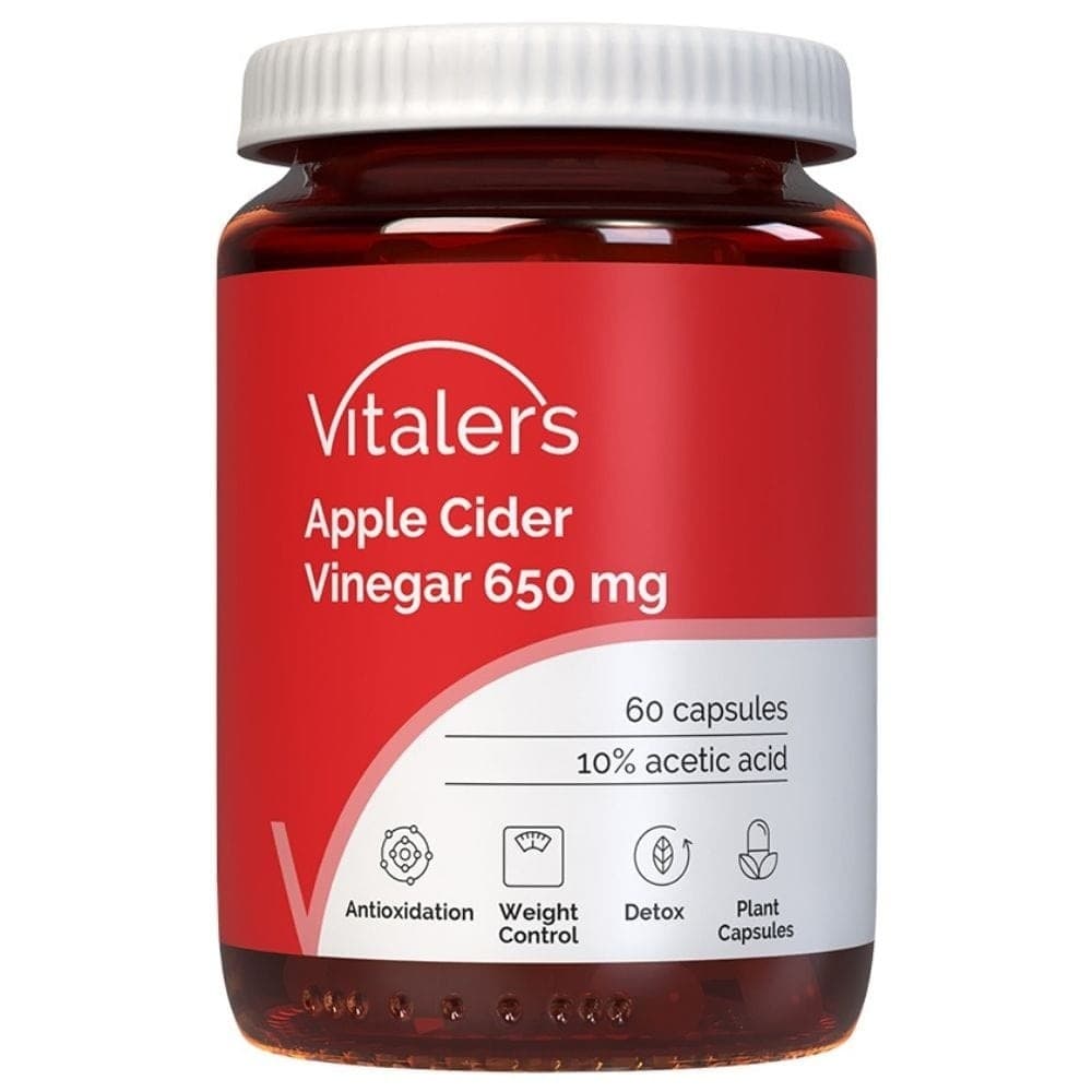 Vitalers - Apple Cider Vinegar - 60 Caps – Vitalers förpackning