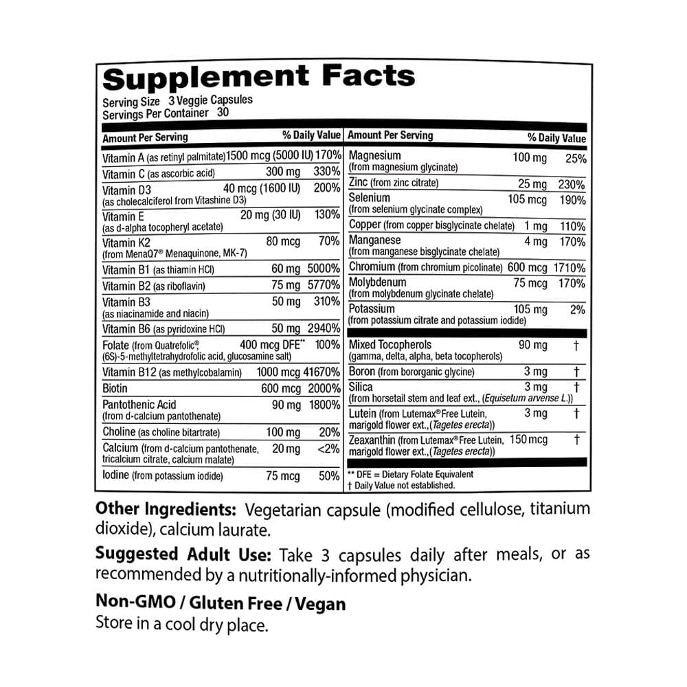 Doctor's Best - Multi-Vitamin - 90 Veggie Capsules