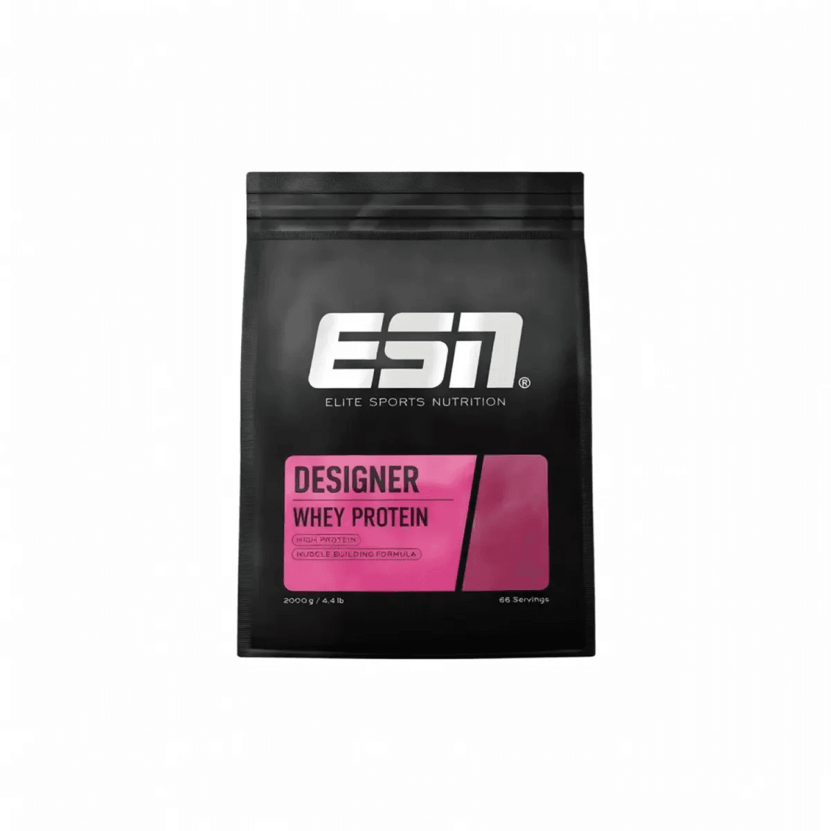 ESN (Elite Sports Nutrition) - Designer Whey vassleprotein - Bananmjölk, 2 000 g – ESN (Elite Sports Nutrition) förpackning