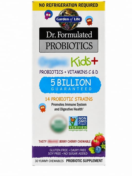 Garden of Life - Probiotika Kids+ - Bær og kirsebær, 30 gummies – Garden of Life