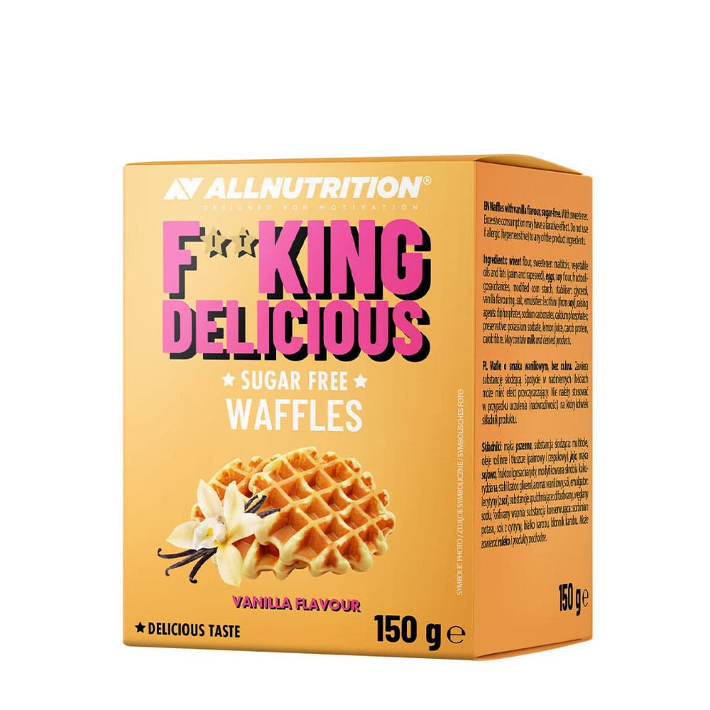 Allnutrition - F**king Delicious Waffles – Allnutrition förpackning