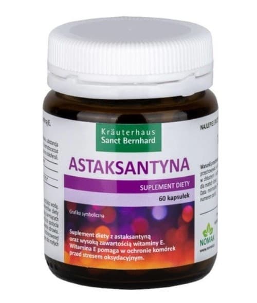 Kräuterhaus Sanct Bernhard - Astaxanthin - 60 Caps