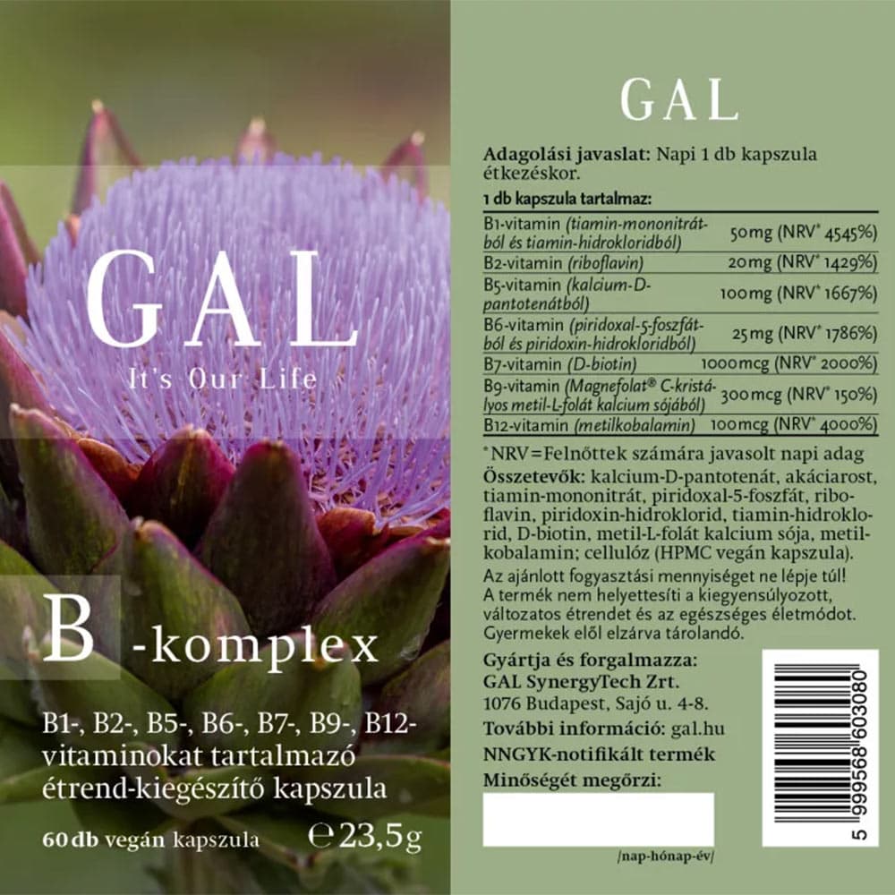Gal - B-Complex - 60 Vcaps