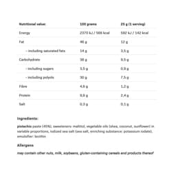 Allnutrition - Nutlove Pistachio Smooth, Pistachios - 500g