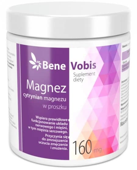 Bene Vobis - Magnesium Citrate - 500g – Bene Vobis förpackning