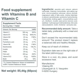 Vitaking - Stress B-Complex Multivitamin - 60 Tabs
