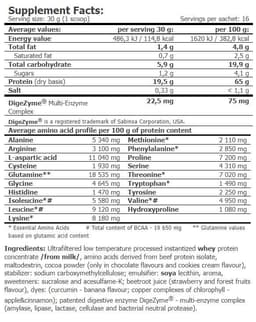 Amix - Extreme Protein Formula 100% Vanilla - 2000g
