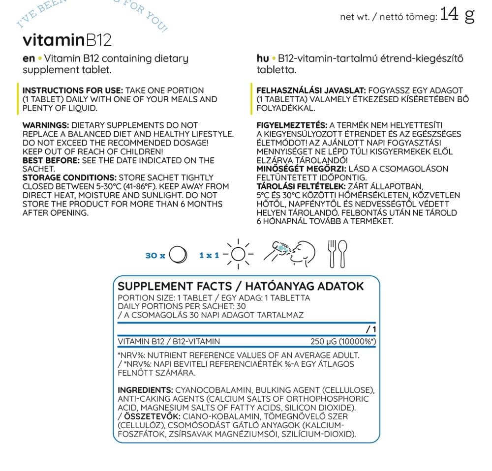 Nutriversum - Vitamin B12 - 30 Tabs