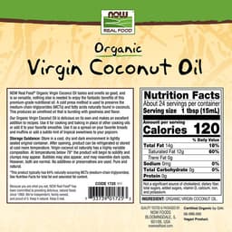 Now Foods - Organic Virgin Coconut Oil - 355ml