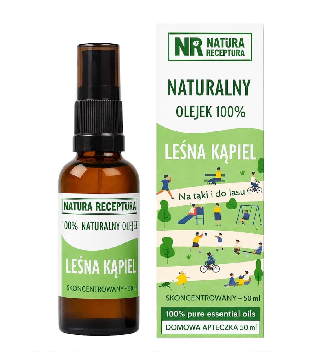 Natura Receptura - Forest Bath - 50ml – Natura Receptura förpackning