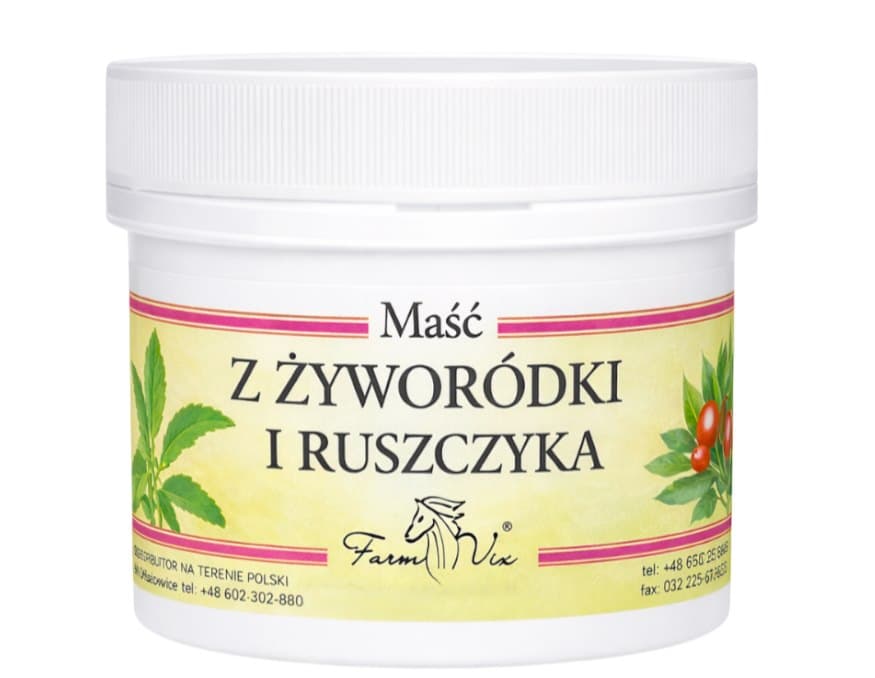 Farm Vix - Liverwort And Butcher'S Broom Salve 150ml – Farm Vix förpackning