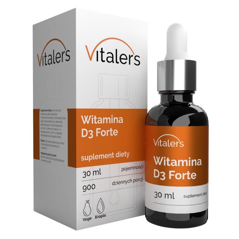 Vitaiers - Vitamin D3 Forte - 30 ml – Vitaiers förpackning