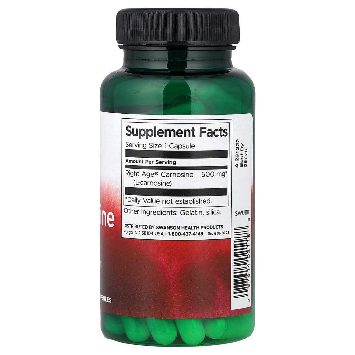 Swanson - L-Carnosine - 60 Caps