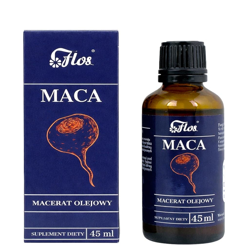 Flos - Maca Oil Macerate - 45 ml – Flos förpackning