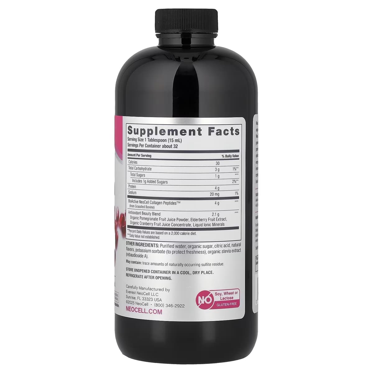 Neocell - Collagen Liquid, Pomegranate - 473ml