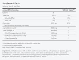Nordic Naturals - Omega Blood Sugar, 896mg - 60 Sgels