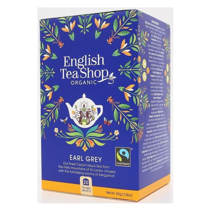 English Tea Shop - Earl Grey - 45g (1.6oz), 20 tea bags – English Tea Shop förpackning