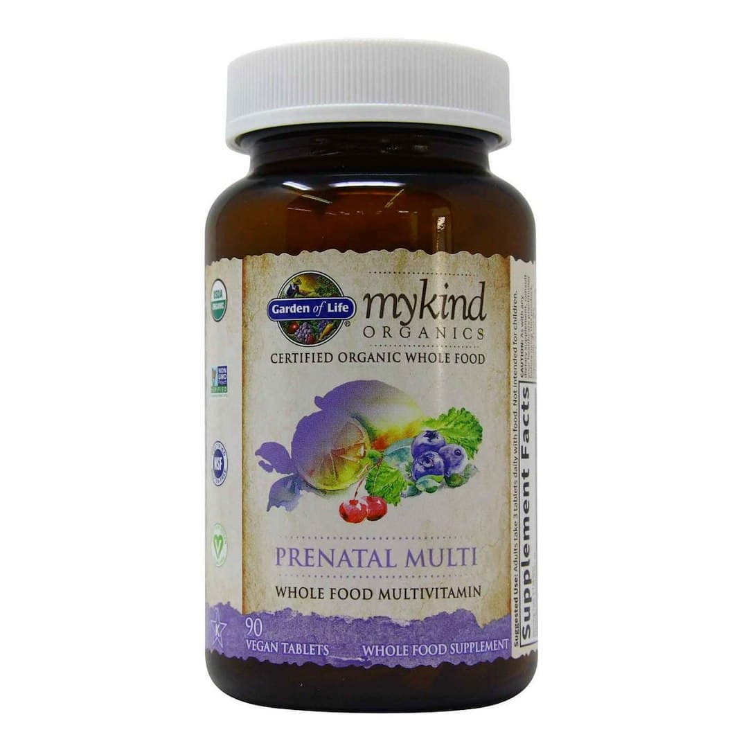 Garden of Life - mykind Organics Prenatal Multi - 90 Tablets – Garden Of Life förpackning