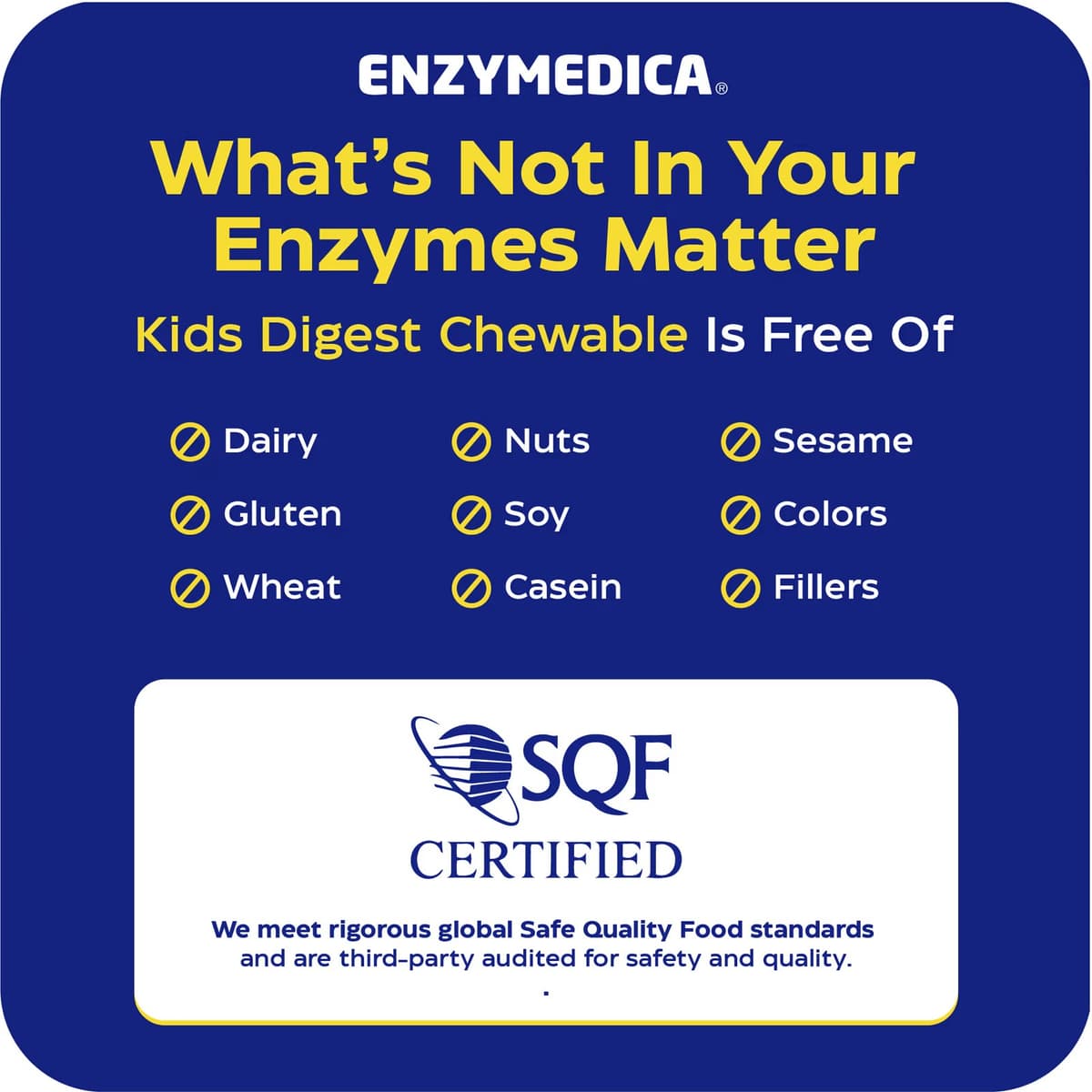 Enzymedica - Kids Digest - 60 purtavaa tablettia