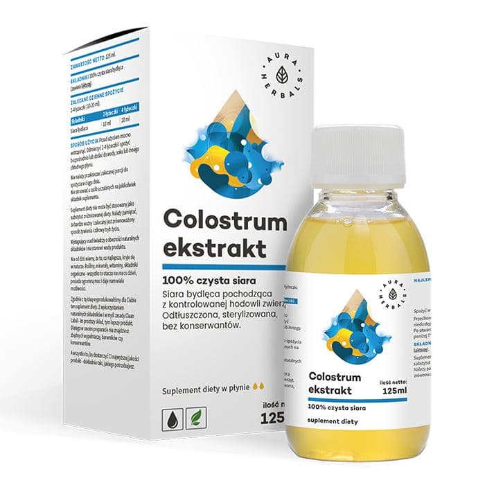 Aura Herbals - Colostrum Extract (Sour Lemon - 66g) – Aura Herbals förpackning