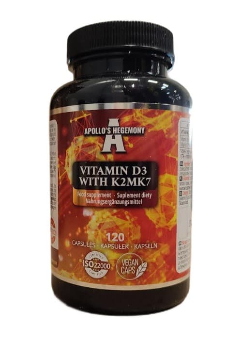 Apollo'S Hegemony - Vitamin D3 With K2Mk7 - 120 Caps