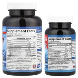 Carlson Labs - Smart Omega-3 1000mg Natural Lemon - 120 Sgels